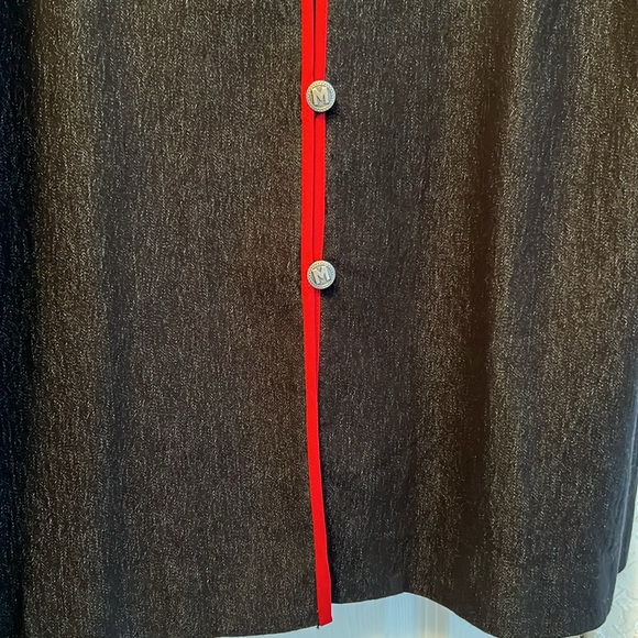 BOB MACKIE WEARABLE ART LG JACKET Black,Red & Purple Embroidered Women's Jacket - Picture 5 of 8